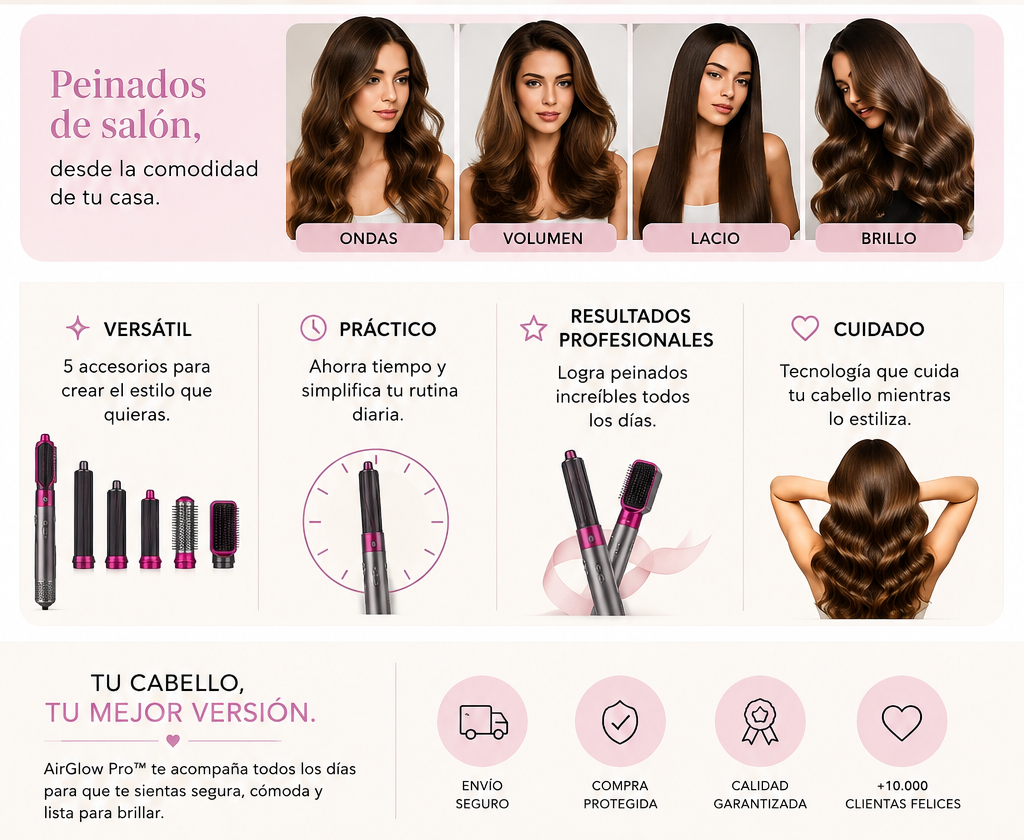 AirGlow Pro™ | Estilizador 5 en 1